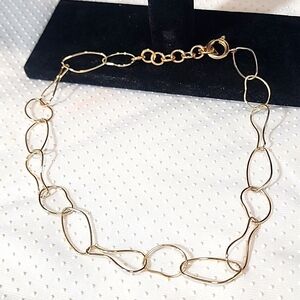 Serefina Anthropology Celeste Chain Necklace 14K Plated